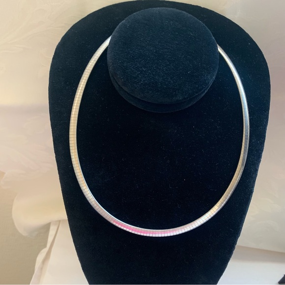 Jewelry - 925 Omega Necklace - Choker Vintage 28.8g